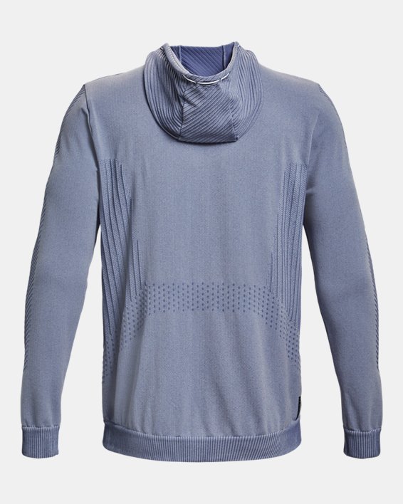 Men's UA RUSH™ HeatGear® Seamless Full-Zip Hoodie, Purple, pdpMainDesktop image number 6